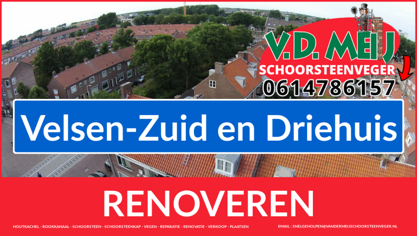 Tot ziens bij Van der Meij schoorsteen renovatie Velsen-Zuid en Driehuis